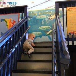 My little guy loved exploring the airports, whenever he wasn't in his car seat dolly.