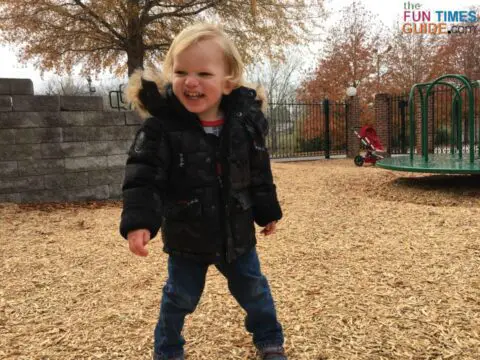 My son is almost 2 and he's fully mobile - excited to be able to explore on his own now!