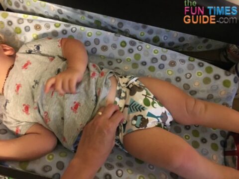 I love the Alva cloth diapers with snaps to fit your baby as he grows.