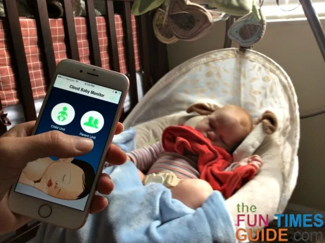 cloud baby monitor app - parent unit