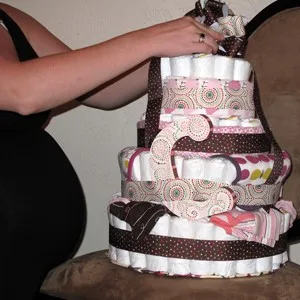diy diaper cakes are popular baby shower gift ideas