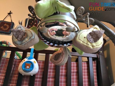 baby mobile and mirror - fisher price baby swing