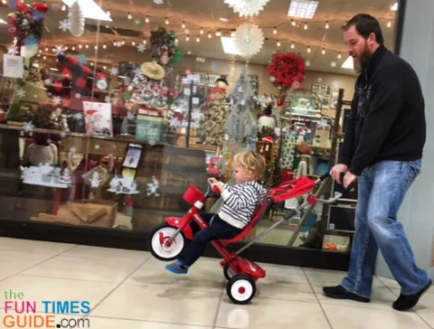This Build-a-Trike by Radio Flyer is a good alternative for a stroller when we go on walks in the park or attend outdoor events.
