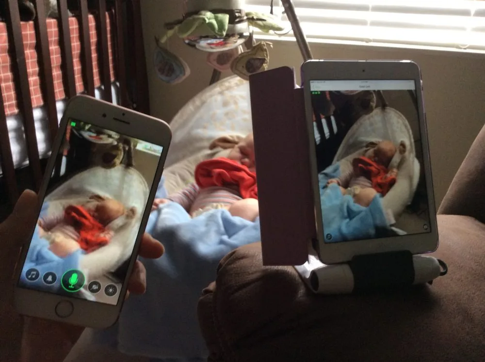 diy baby monitor - iphone baby monitor