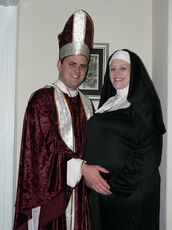 #2 - The Pregnant Nun Costume.